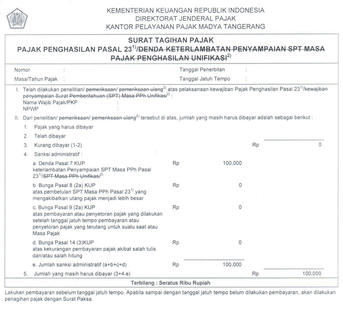 A document with a number of bills<br /><br />Description automatically generated with medium confidence