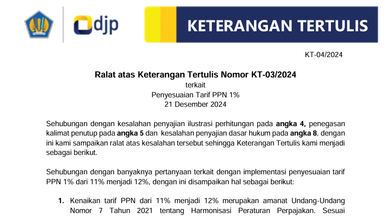 keterangan tertulis ralat no 04 2024